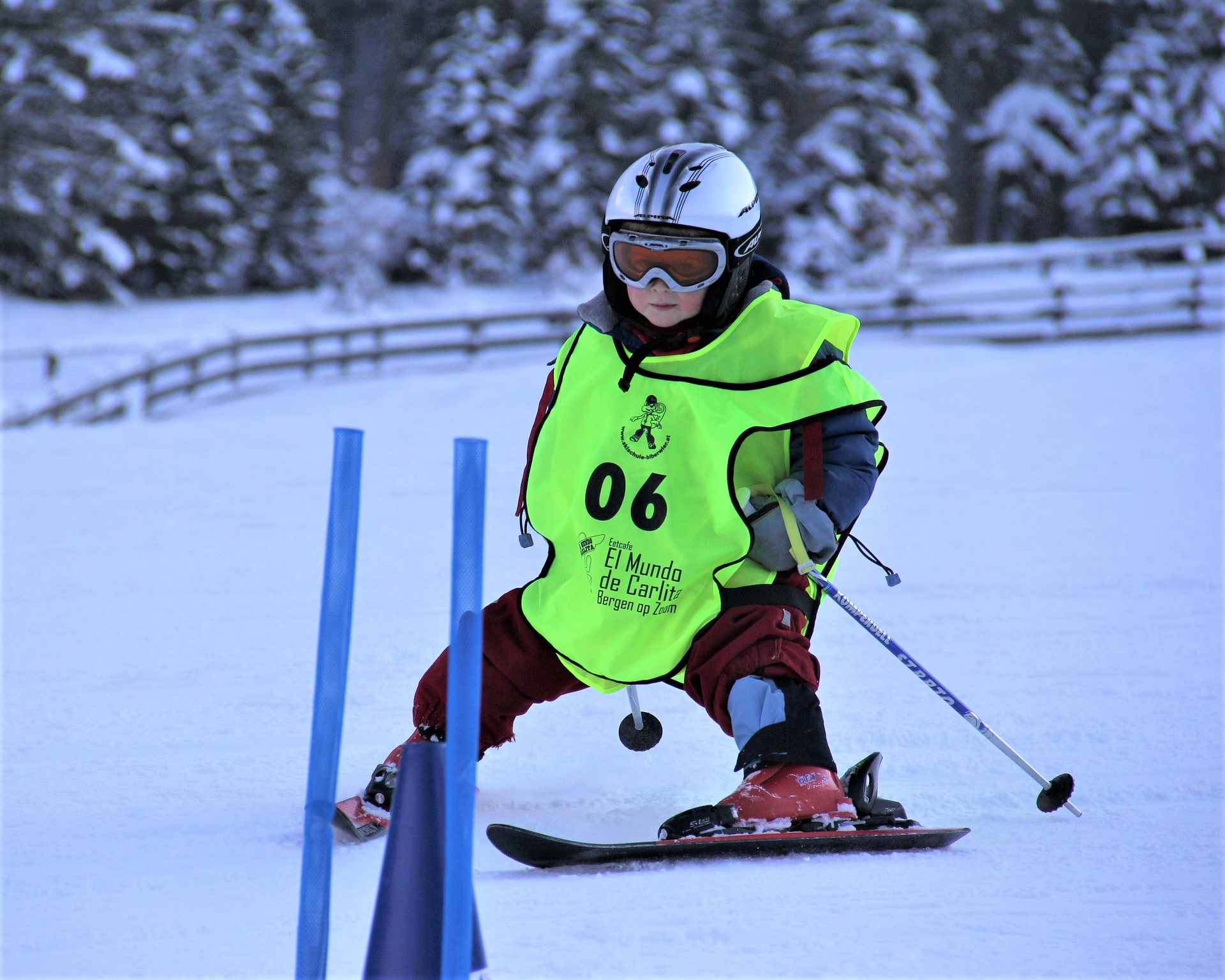 Skirennlauf für Kinder